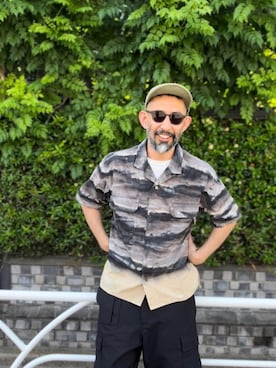 「BLANC..（ブラン）のアイテム」を使った、navesさん（メンズ・173cm）の夏コーディネート