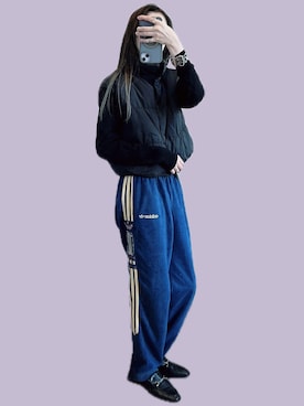 「アイテム（ブレスレット）」を使った、𝓡𝓲.さん（レディース・163cm）の秋コーディネート