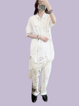 「アイテム（ブレスレット）」を使った、𝓡𝓲.さん（レディース・163cm）の秋コーディネート