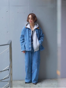 Yuka Ozawaさん（レディース・155cm）の冬コーディネート