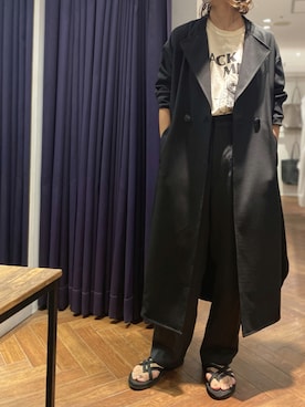 「STRANGE TRIP（ストレンジトリップ）のアイテム」を使った、Yuka Ozawaさん（レディース・155cm）の夏コーディネート