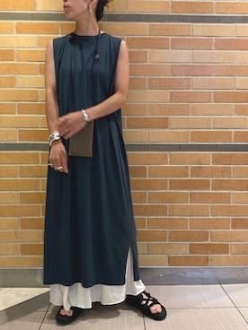 「ITTI（イッチ）のアイテム（財布/小物）」を使った、Yuka Ozawaさん（レディース・155cm）の夏コーディネート