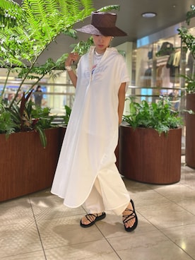 Yuka Ozawaさん(レディース・155cm)の夏コーディネート