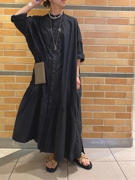 「ITTI（イッチ）のアイテム（財布/小物）」を使った、Yuka Ozawaさん（レディース・155cm）の夏コーディネート