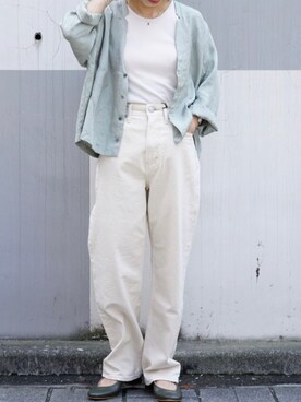 「ヤヌーク」｜Yuka Ozawaさん（レディース・155cm）の夏コーディネート