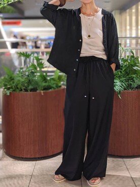Yuka Ozawaさん(レディース・155cm)の夏コーディネート
