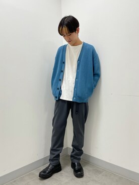 「カーディガン男子」｜naoyaさん（メンズ・170cm）の秋コーディネート