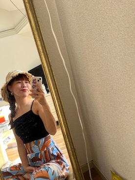 「アイテム（ピアス（両耳用））」を使った、Marie ....さん（レディース・156cm・30代）の夏コーディネート