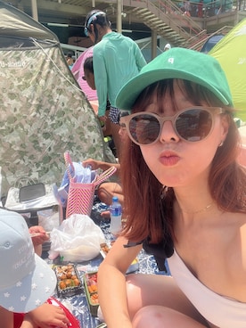 「プール」｜Marie ....さん（レディース・156cm・30代）の夏コーディネート
