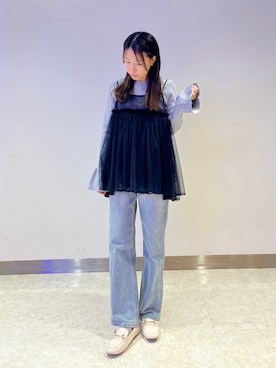 「ファッションを楽しもう」｜「アイテム（キャミソール）」を使った、Marie ....さん（レディース・156cm）の冬コーディネート