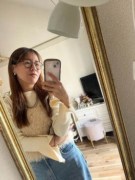 「アイテム（ニット/セーター）」を使った、Marie ....さん（レディース・156cm・30代）の夏コーディネート