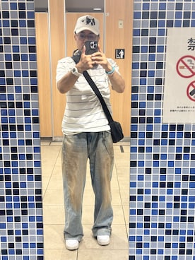 「アイテム（帽子）」を使った、sockさん（メンズ・169cm・40代）の秋コーディネート