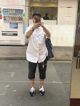 「BEAMS（ビームス）のアイテム（帽子）」を使った、sockさん（メンズ・169cm）の夏コーディネート