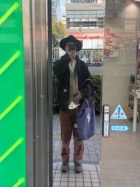 「ReqHatter（レックハッター）のアイテム」を使った、sockさん（メンズ・169cm）の冬コーディネート