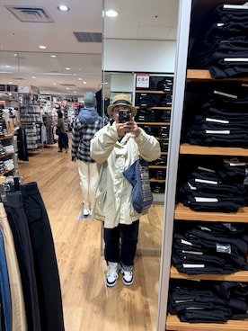 「アイテム（モッズコート）」を使った、sockさん（メンズ・169cm）の秋コーディネート