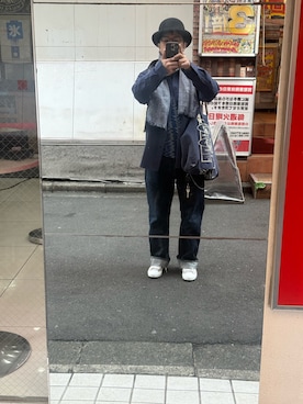 「Two Moon（トゥームーン）のアイテム」を使った、sockさん（メンズ・169cm）の冬コーディネート