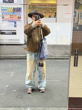 「ReqHatter（レックハッター）のアイテム」を使った、sockさん（メンズ・169cm）の冬コーディネート