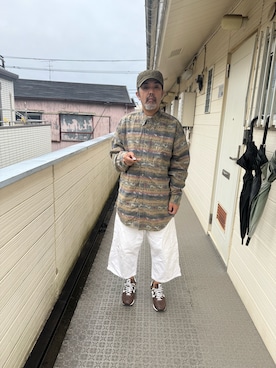 「BEAMS（ビームス）のアイテム（シャツ/ブラウス）」を使った、sockさん（メンズ・169cm）の秋コーディネート