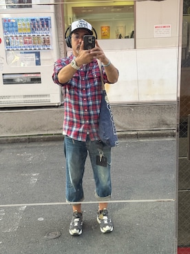 「Supreme （シュプリーム）のアイテム」を使った、sockさん（メンズ・169cm・40代）の秋コーディネート