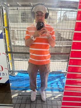 「アイテム（帽子）」を使った、sockさん（メンズ・169cm・40代）の夏コーディネート