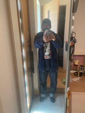 「アイテム（ニットキャップ/ビーニー）」を使った、sockさん（メンズ・169cm・40代）の春コーディネート