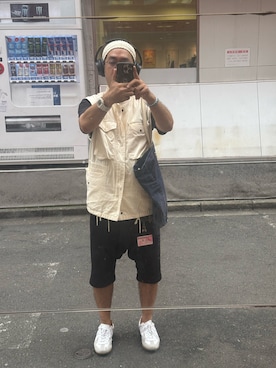 「アイテム（ニットキャップ/ビーニー）」を使った、sockさん（メンズ・169cm・40代）の秋コーディネート