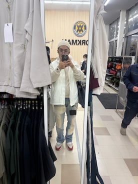 「アイテム（ニットキャップ/ビーニー）」を使った、sockさん（メンズ・169cm・40代）の秋コーディネート