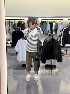 「SHIPS JET BLUE（シップスジェットブルー）のアイテム（キャップ、ブルー系）」を使った、sockさん（メンズ・169cm）の秋コーディネート