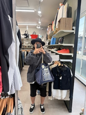 「BLACK COMME des GARCONS（ブラックコムデギャルソン）のアイテム」を使った、sockさん（メンズ・169cm）の春コーディネート