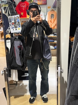 「BEAMS（ビームス）のアイテム（帽子）」を使った、sockさん（メンズ・169cm）の秋コーディネート
