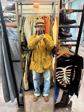 「アイテム（ネックウォーマー/スヌード）」を使った、sockさん（メンズ・169cm）の秋コーディネート