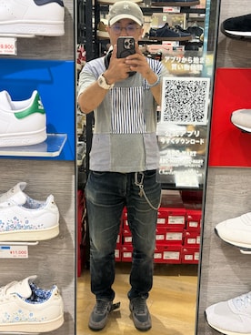 「アイテム（トップス）」を使った、sockさん（メンズ・169cm・40代）の秋コーディネート
