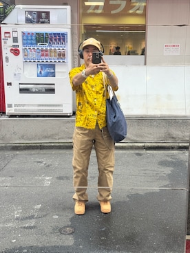 「アイテム（トップス）」を使った、sockさん（メンズ・169cm・40代）の夏コーディネート
