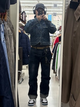 「アイテム（帽子）」を使った、sockさん（メンズ・169cm・40代）の秋コーディネート