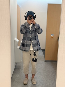 「Engineered Garments（エンジニアードガーメンツ）のアイテム」を使った、sockさん（メンズ・169cm）の夏コーディネート