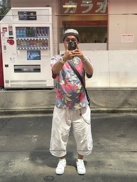 「アイテム（デニムパンツ）」を使った、sockさん（メンズ・169cm・40代）の夏コーディネート