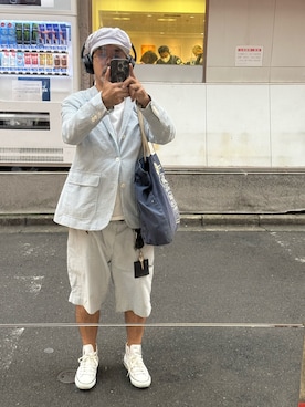 「アイテム（セットアップ）」を使った、sockさん（メンズ・169cm・40代）の秋コーディネート
