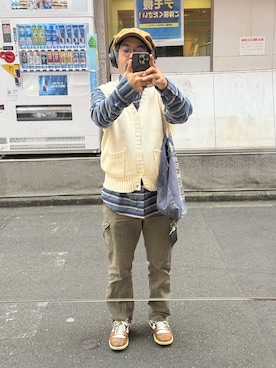 「BEAMS（ビームス）のアイテム」を使った、sockさん（メンズ・169cm）の秋コーディネート