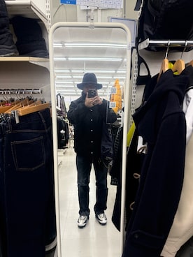 「Lee（リー）のアイテム（パンツ）」を使った、sockさん（メンズ・169cm）の冬コーディネート