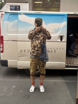 「XLARGE（エクストララージ）のアイテム（キャップ）」を使った、sockさん（メンズ・169cm）の春コーディネート