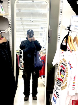 「GERRY（ジェリー）のアイテム」を使った、sockさん（メンズ・169cm）の冬コーディネート