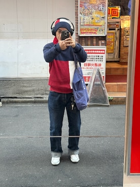 「Two Moon（トゥームーン）のアイテム」を使った、sockさん（メンズ・169cm）の冬コーディネート