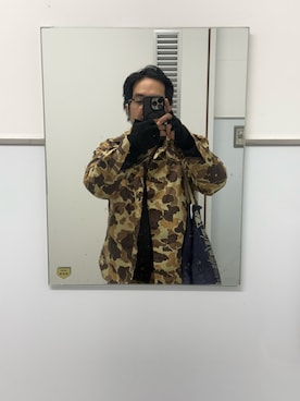 「agnes b.（アニエスベー）のアイテム」を使った、sockさん（メンズ・169cm）の冬コーディネート