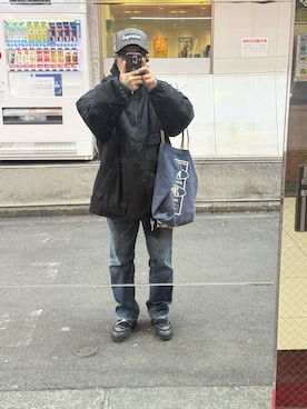 「BEAMS（ビームス）のアイテム（ジャケット/アウター）」を使った、sockさん（メンズ・169cm）の冬コーディネート