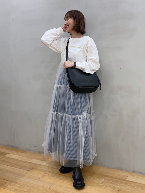 セール】チェックボリュームスカート（スカート）｜SENSE OF PLACE by