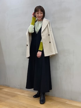 「新星WEARISTAにエントリー」｜サイサイ賽賽さん（レディース・160cm）の冬コーディネート