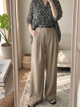 「coca（coca）（コカ）のアイテム」を使った、みになとさん（レディース・150cm）の夏コーディネート