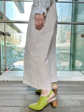 「cava cava（サヴァサヴァ）のアイテム」を使った、あしながおじさんさん（レディース・155cm）の春コーディネート