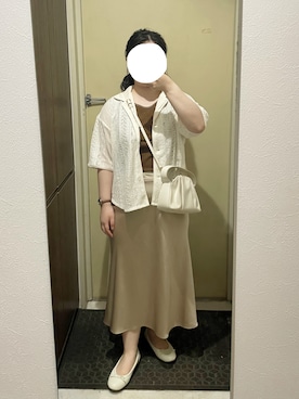 「アイテム（腕時計）」を使った、しおりさん（レディース・153cm）の夏コーディネート