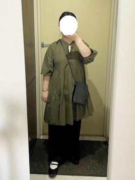 「アイテム（腕時計）」を使った、しおりさん（レディース・153cm）の夏コーディネート